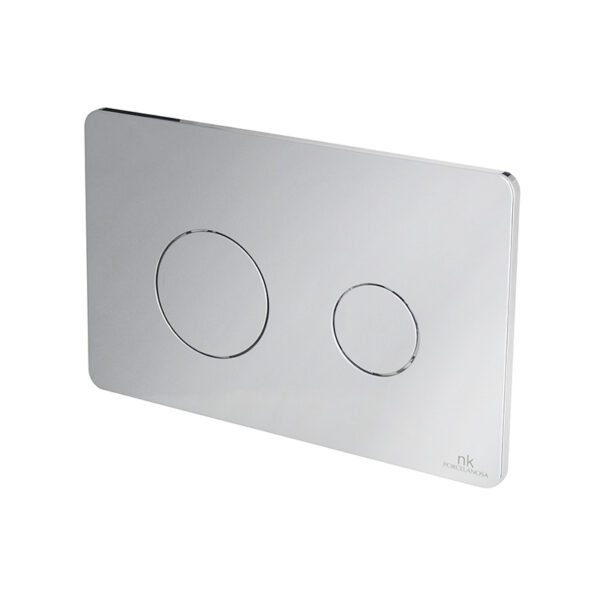 PLAQUE RESE ENC SMART LINE ROUND CHR <br>REF 100104504