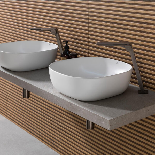 LAVABO 40 SLENDER CARRE BL <br>REF 100255357