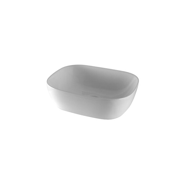 LAVABO RECT SLENDER 49 CM BL BORD FINO <br>100255360 – Image 3