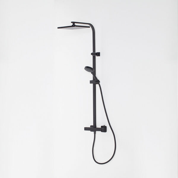 COLONNE DOUCHE +MIT TEC SQUARE NOIR <br>100272159