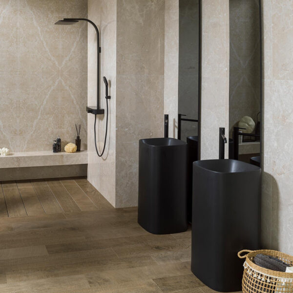 LAVABO AU SOL ARQUITECT 42 NOIR MAT <br>100285137